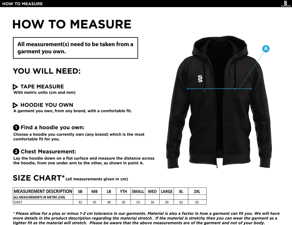 PELICANS HOCKEY Youth's Blade Hoody - Size Guide